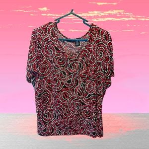 EUC EAST 5TH WOMEN'S FLORAL TOP SIZE 1X